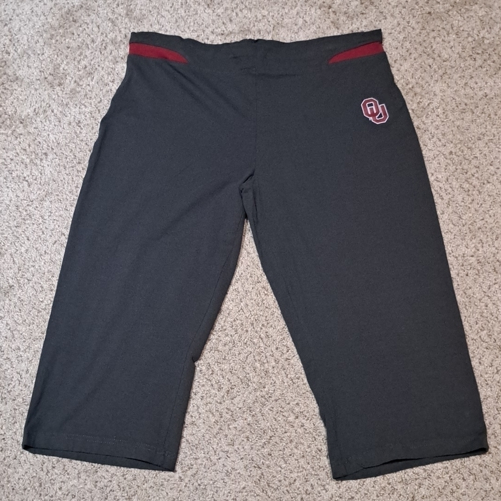OKLAHOMA SOONERS XL stretch capris
